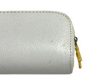 Load image into Gallery viewer, CHROME HEARTS クロムハーツ メガネケース ポーチ レザー ホワイト 良品 中古 65519