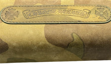 Load image into Gallery viewer, CHROME HEARTS クロムハーツ メガネケース ポーチ グリーン カモフラージュ柄 美品 中古 65521