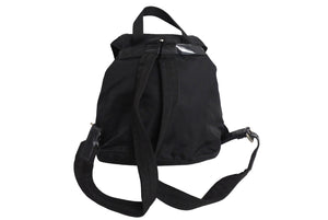 PRADA プラダ リュック デイパック トライアングルロゴ B6677 ブラックナイロン シルバー金具 美品 中古 65523 