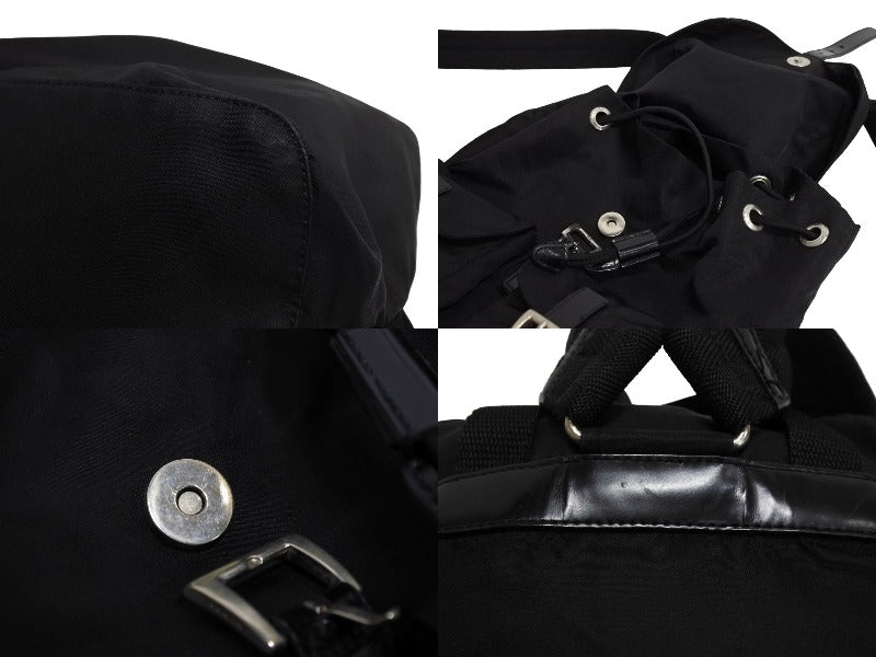 PRADA プラダ リュック デイパック トライアングルロゴ B6677 ブラック 