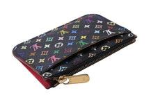 画像をギャラリービューアに読み込む, LouisVuitton ルイヴィトン ポシェットクレ コインケース M93735 PVCコーティングキャンバス マルチカラー 美品 中古 65525