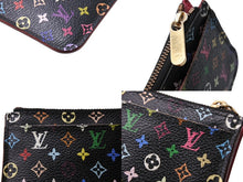 画像をギャラリービューアに読み込む, LouisVuitton ルイヴィトン ポシェットクレ コインケース M93735 PVCコーティングキャンバス マルチカラー 美品 中古 65525