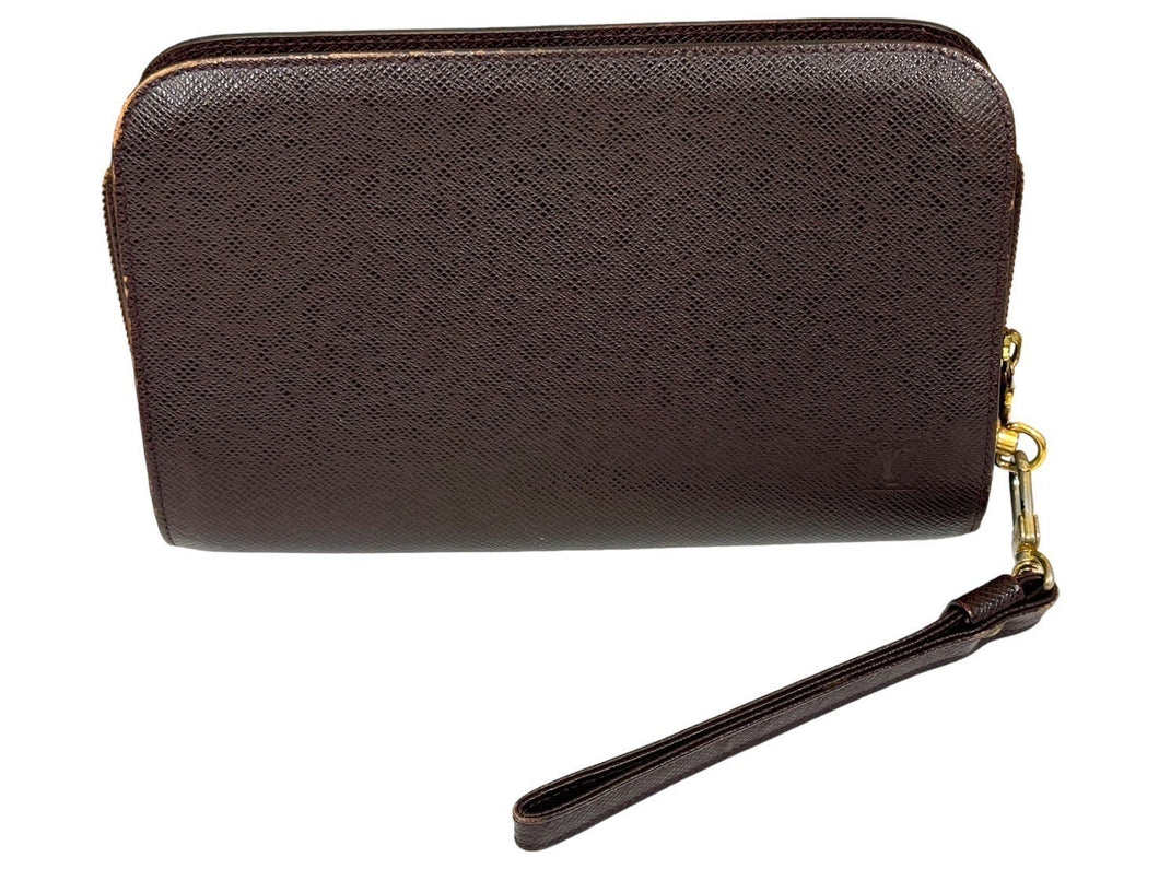 LOUIS VUITTON ルイヴィトン バイカル セカンドバッグ ポーチ ゴールド金具 ブラウン M30188 良品 中古 65527