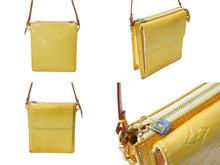 Load image into Gallery viewer, LOUIS VUITTON ルイ ヴィトン ヴェルニ モット ショルダーバッグ M91059 モノグラムヴェルニ エナメル イエロー 美品 中古 65530