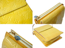 Load image into Gallery viewer, LOUIS VUITTON ルイ ヴィトン ヴェルニ モット ショルダーバッグ M91059 モノグラムヴェルニ エナメル イエロー 美品 中古 65530