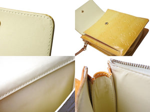 LOUIS VUITTON ルイ ヴィトン ヴェルニ モット ショルダーバッグ M91059 モノグラムヴェルニ エナメル イエロー 美品 中古 65530