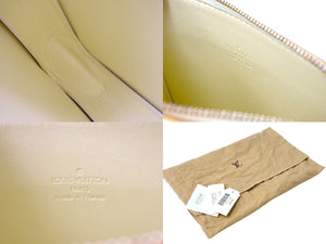 LOUIS VUITTON ルイ ヴィトン ヴェルニ モット ショルダーバッグ M91059 モノグラムヴェルニ エナメル イエロー 美品 中古 65530