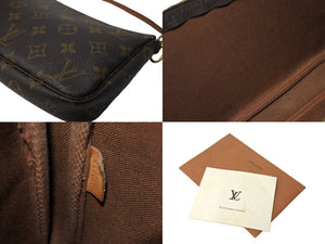 LOUIS VUITTON ルイヴィトン ポシェット アクセソワール アクセサリーポーチ M51980 モノグラム PVC レザー 美品 中古 65533