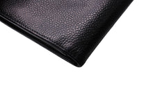 Load image into Gallery viewer, CHANEL シャネル 折り財布 長財布 がま口 デカココ キャビアスキン フランス製 ブラック ゴールド金具 美品 中古 65542