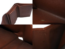 Load image into Gallery viewer, LOUIS VUITTON ルイ ヴィトン モノグラム ポルトトレゾール エテュイ パピエ 三つ折り財布 M61202 ブラウン 美品 中古 65543