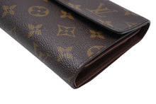 Load image into Gallery viewer, LOUIS VUITTON ルイ ヴィトン モノグラム ポルトトレゾール エテュイ パピエ 三つ折り財布 M61202 ブラウン 美品 中古 65543