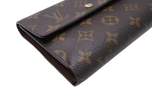 Load image into Gallery viewer, LOUIS VUITTON ルイ ヴィトン モノグラム ポルトトレゾール エテュイ パピエ 三つ折り財布 M61202 ブラウン 美品 中古 65543