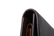 Load image into Gallery viewer, LOUIS VUITTON ルイ ヴィトン モノグラム ポルトトレゾール エテュイ パピエ 三つ折り財布 M61202 ブラウン 美品 中古 65543