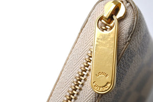 LOUIS VUITTON ルイ ヴィトン ジッピー コインパース コインケース N60229 ダミエアズール キャンバス ホワイト 美品 中古 65544