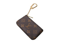 画像をギャラリービューアに読み込む, 新品同様 LOUIS VUITTON ルイヴィトン コインケース ポシェット クレ M62650 ブラウン ゴールド金具 中古 65546