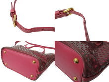 Load image into Gallery viewer, PRADA プラダ LIMITED EDITIO 2way ショルダーバッグ トートバッグ PVC レザー ピンク ゴールド金具 良品 中古 65550