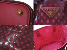 Load image into Gallery viewer, PRADA プラダ LIMITED EDITIO 2way ショルダーバッグ トートバッグ PVC レザー ピンク ゴールド金具 良品 中古 65550