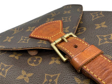 画像をギャラリービューアに読み込む, LOUIS VUITTON ルイヴィトン リュックサック デイパック モンスリGM ブラウン M51135 ゴールド金具 良品 中古 65562