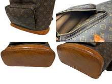 画像をギャラリービューアに読み込む, LOUIS VUITTON ルイヴィトン リュックサック デイパック モンスリGM ブラウン M51135 ゴールド金具 良品 中古 65562
