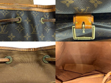 画像をギャラリービューアに読み込む, LOUIS VUITTON ルイヴィトン リュックサック デイパック モンスリGM ブラウン M51135 ゴールド金具 良品 中古 65562