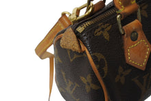 画像をギャラリービューアに読み込む, LOUIS VUITTON ルイ ヴィトン ミニスピーディ ハンドバッグ モノグラム M41534 PVC ブラウン ゴールド金具 美品 中古 65565