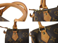 画像をギャラリービューアに読み込む, LOUIS VUITTON ルイ ヴィトン ミニスピーディ ハンドバッグ モノグラム M41534 PVC ブラウン ゴールド金具 美品 中古 65565