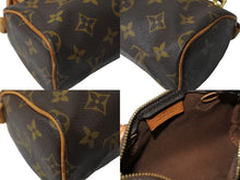 画像をギャラリービューアに読み込む, LOUIS VUITTON ルイ ヴィトン ミニスピーディ ハンドバッグ モノグラム M41534 PVC ブラウン ゴールド金具 美品 中古 65565