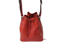 画像をギャラリービューアに読み込む, LOUIS VUITTON ルイヴィトン エピ ノエ 巾着ショルダーバッグ M44007 カスティリアンレッド レザー ゴールド金具 良品 中古 65566