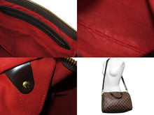 Load image into Gallery viewer, LOUIS VUITTON ルイヴィトン スピーディ バンドリエール30 N41367 ダミエ エベヌ ブラウン ショルダー 2WAY ゴールド金具 美品 中古 65576