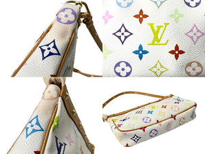 LOUIS VUITTON ルイヴィトン ポシェット アクセソワール アクセサリーポーチ M92649 モノグラム マルチカラー 村上隆 美品 中古 65579