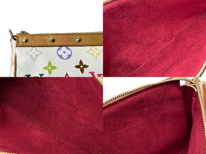LOUIS VUITTON ルイヴィトン ポシェット アクセソワール アクセサリーポーチ M92649 モノグラム マルチカラー 村上隆 美品 中古 65579
