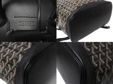 画像をギャラリービューアに読み込む, GOYARD ゴヤール アルパン バックパックMM リュック ALPIN2MMLTY01CL01P ブラック PVC レザー シルバー金具 美品 中古 65582