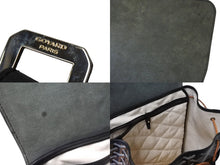 画像をギャラリービューアに読み込む, GOYARD ゴヤール アルパン バックパックMM リュック ALPIN2MMLTY01CL01P ブラック PVC レザー シルバー金具 美品 中古 65582