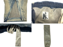 Load image into Gallery viewer, 極美品 Rick Owens リックオウエンス デニムスカート ダークシャドウ DS01C6332 サイズXS 中古 65586