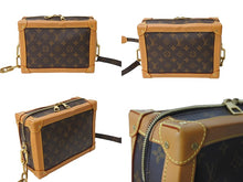 Load image into Gallery viewer, 極美品 LOUIS VUITTON ルイヴィトン ソフトトランク ショルダーバッグ M44660 モノグラムキャンバス レザー ブラウン 中古 65593