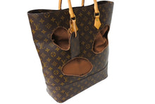 画像をギャラリービューアに読み込む, 新品同様 LOUIS VUITTON ルイヴィトン ウィズホールズ トートバッグ M40279 コムデギャルソン 川久保玲 2014 ゴールド金具 中古 65594