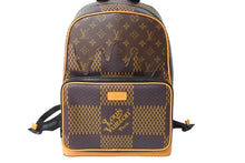 画像をギャラリービューアに読み込む, 新品未使用 LOUIS VUITTON ルイヴィトン バックパックNIGO N40380 モノグラム ダミエ ジャイアント LVスクエアード 中古 65596