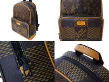 画像をギャラリービューアに読み込む, 新品未使用 LOUIS VUITTON ルイヴィトン バックパックNIGO N40380 モノグラム ダミエ ジャイアント LVスクエアード 中古 65596