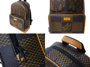 新品未使用 LOUIS VUITTON ルイヴィトン バックパックNIGO N40380 モノグラム ダミエ ジャイアント LVスクエアード 中古 65596