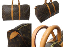 Load image into Gallery viewer, LOUIS VUITTON ルイヴィトン ボストンバッグ キーポル45 ブラウン コーティングキャンバス M41414 美品 中古 65621