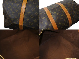 LOUIS VUITTON ルイヴィトン ボストンバッグ キーポル45 ブラウン コーティングキャンバス M41414 美品 中古 65621