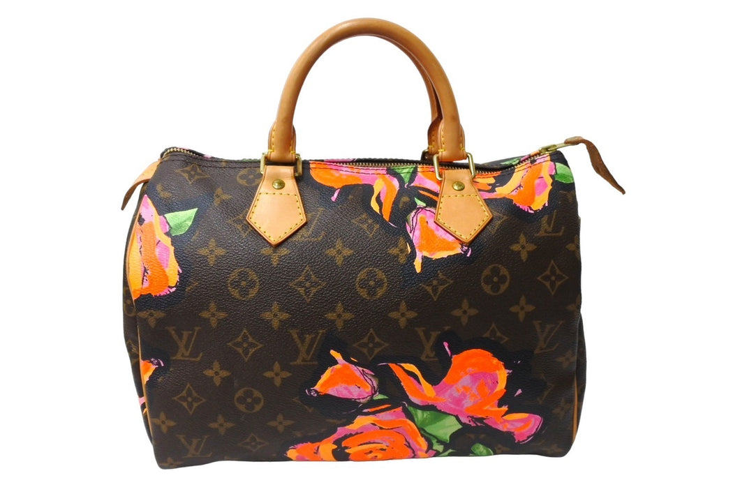 LouisVuitton ルイヴィトン スピーディ30 モノグラムローズ ボストンバッグ M48610 モノグラムローズキャンバス 美品 中古 65630