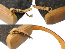 画像をギャラリービューアに読み込む, LOUIS VUITTON ルイヴィトン モンスリMM バックパック リュック M51136 モノグラム ブラウン ゴールド金具 良品 中古 65637