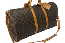 Load image into Gallery viewer, LouisVuitton ルイヴィトン キーポルバンドリエール55 2WAY ボストンバッグ ショルダーバッグ M41414 ブラウン 良品 中古 65638