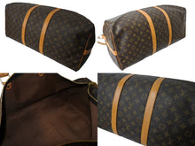 Load image into Gallery viewer, LouisVuitton ルイヴィトン キーポルバンドリエール55 2WAY ボストンバッグ ショルダーバッグ M41414 ブラウン 良品 中古 65638