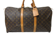 Load image into Gallery viewer, LOUIS VUITTON ルイヴィトン キーポル50 ボストンバッグ モノグラム M41426 ブラウン ゴールド金具 美品 中古 65639
