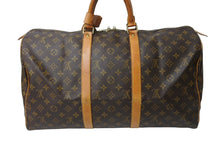 Load image into Gallery viewer, LOUIS VUITTON ルイヴィトン キーポル50 ボストンバッグ モノグラム M41426 ブラウン ゴールド金具 美品 中古 65639
