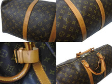 Load image into Gallery viewer, LOUIS VUITTON ルイヴィトン キーポル50 ボストンバッグ モノグラム M41426 ブラウン ゴールド金具 美品 中古 65639