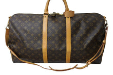 Load image into Gallery viewer, LOUIS VUITTON ルイヴィトン キーポル バンドリエール55 M41414 モノグラム PVC レザー ブラウン ゴールド金具 美品 中古 65641