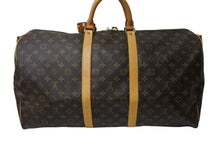 Load image into Gallery viewer, LOUIS VUITTON ルイヴィトン キーポル バンドリエール55 M41414 モノグラム PVC レザー ブラウン ゴールド金具 美品 中古 65641